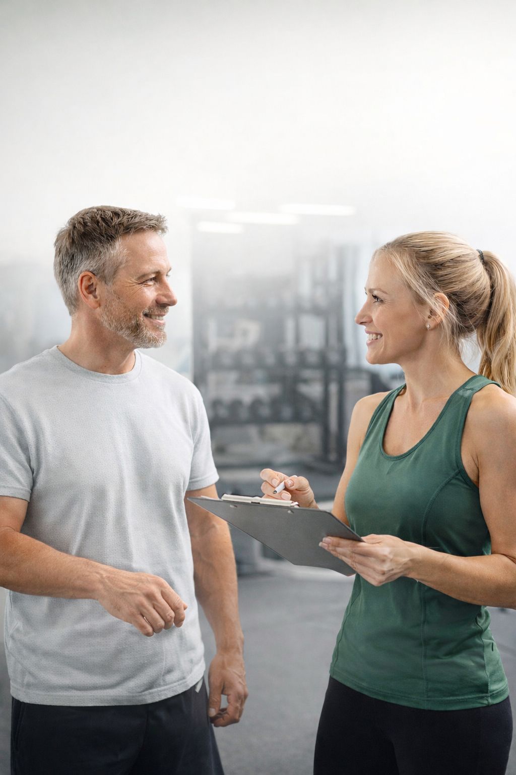 Gesundheitszentrum Werth - Physiotherapie und medizinische Behandlungen - Ein männlicher Therapeut massiert den Rücken einer weiblichen Klientin. Auf ihrem Rücken sind leuchtend orange Linien eingeblendet, die den Energiefluss oder die Therapie symbolisieren.